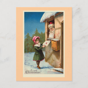 "Christmas Mail" Vintage Postcard