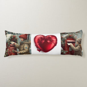 Christmas mailbox cozy winter bedding body cushion