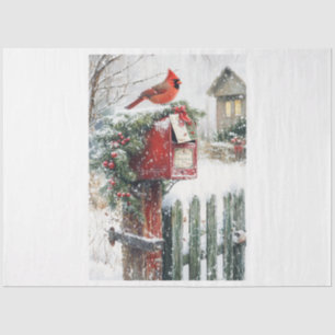 Christmas Mailbox Tissue Paper