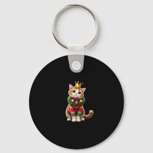 Christmas Maine Coon American Longhair (2) Key Ring