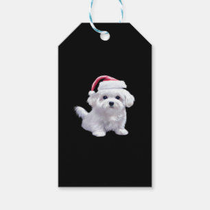Christmas Maltese - Perfect For Animal Lovers Clas Gift Tags