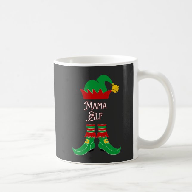 Christmas Mama Elf  Coffee Mug (Right)