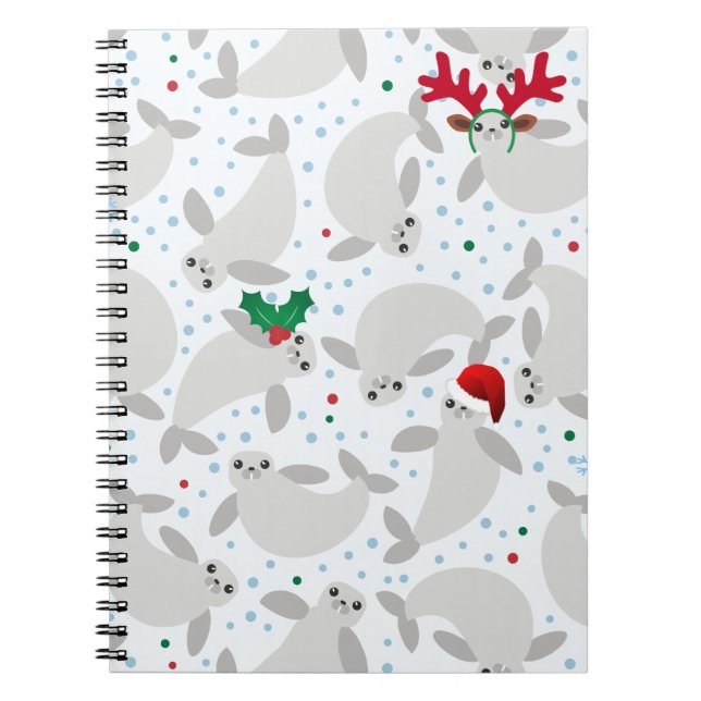 christmas manatee notebook (Front)