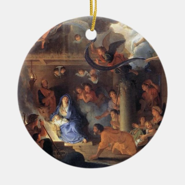 Christmas Manger Relic Ornament (Front)