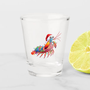 Christmas Mantis Shrimp Odontodactylus Colourful Shot Glass