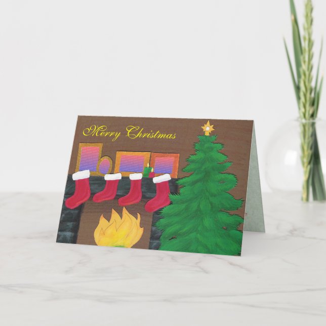 Christmas Mantle Card (Front)