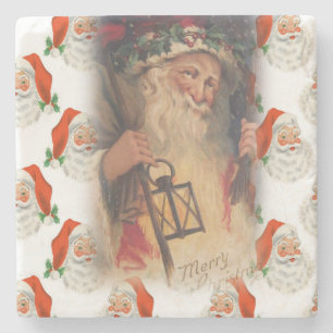 Christmas Marble Stone Coaster, Merry Christmas Coaster