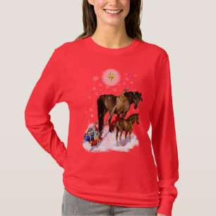 Christmas Mare and Baby Shirt