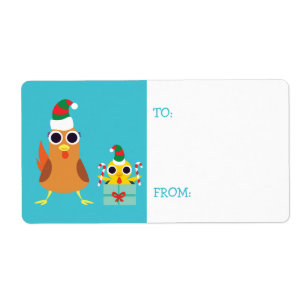 Christmas Maria & Bandit the Chickens