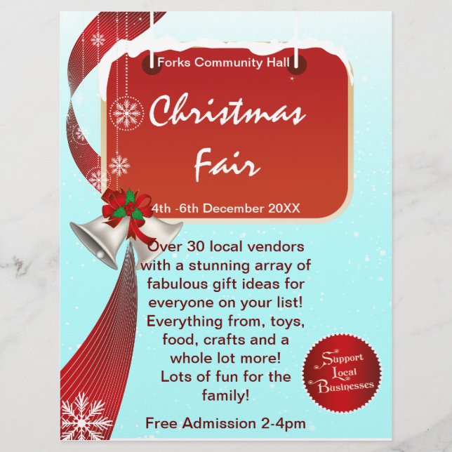 Christmas Market  Fair Business Flyer (Front)