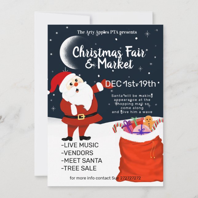 christmas market & Fair Invitation (Front)
