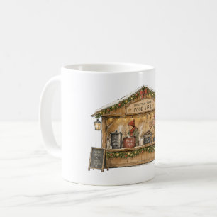 Christmas Market Food Stall for Holiday Food Lover Coffee Mug