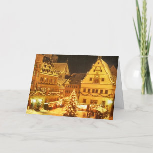 Christmas Market Germany Holiday Card