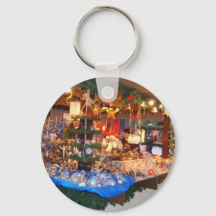 Christmas Market in Hamburg Key Ring
