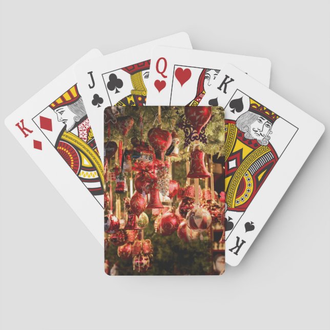 Christmas Market Playing Cards (Back)