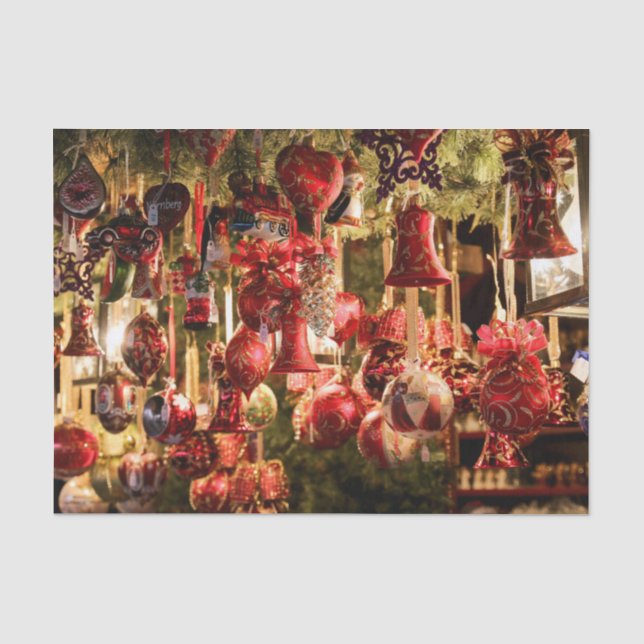 Christmas Market Tissue Paper (Front)