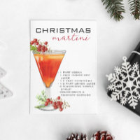 Christmas Martini Cocktail Recipe Drink