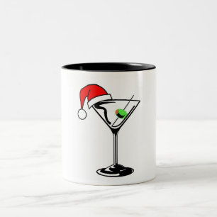Christmas Martini Two-Tone Coffee Mug
