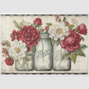 Christmas Mason Jars Tissue Paper