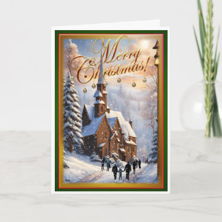 Christmas mass card