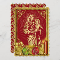 Christmas Mass Church invitation customisable