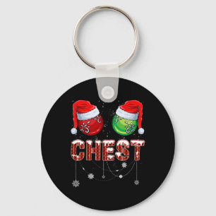 Christmas Matching Couple Family Chestnuts Key Ring