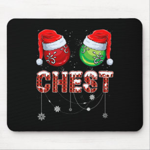 Christmas Matching Couple Family Chestnuts Mouse Pad