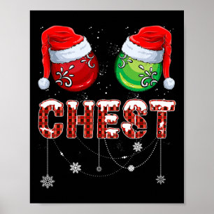 Christmas Matching Couple Family Chestnuts Poster