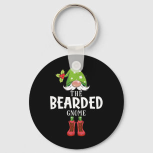 Christmas Matching Family The Bearded Gnome Key Ring