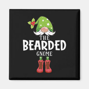 Christmas Matching Family The Bearded Gnome Magnet