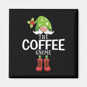 Christmas Matching Family The Coffee Gnome  Magnet