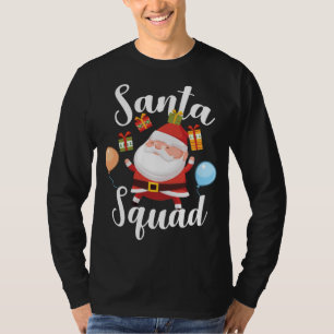 Christmas Matching Family Xmas Funny Santa Squad T-Shirt