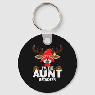 Christmas Matching I'm The Aunt Reindeer  Key Ring
