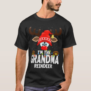 Christmas Matching I'm The Grandma Reindeer  T-Shirt