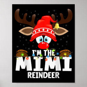 Christmas Matching I'm The Mimi Reindeer  Poster