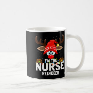 Christmas Matching I'm The Nurse Reindeer  Coffee Mug