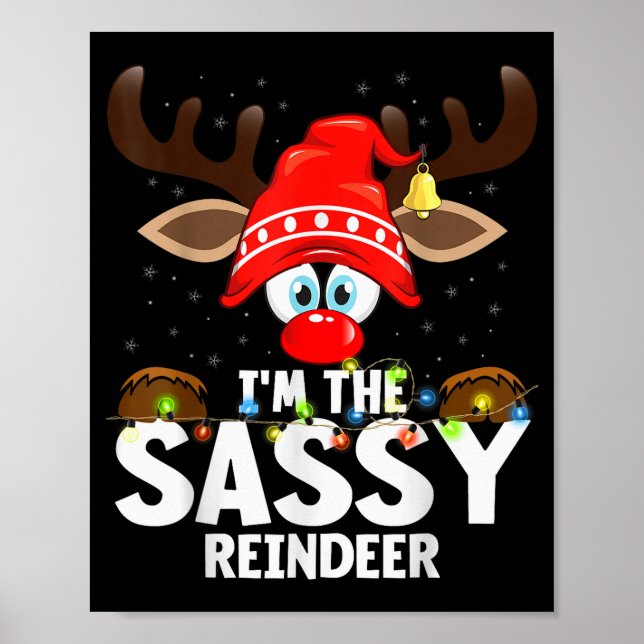 Christmas Matching I'm The Sy Reindeer  Poster (Front)
