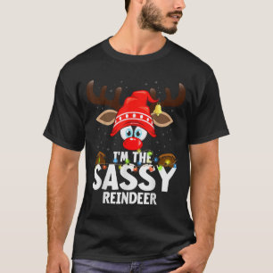 Christmas Matching I'm The Sy Reindeer  T-Shirt