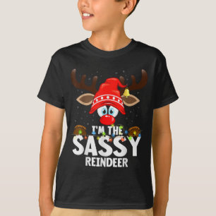 Christmas Matching I'm The Sy Reindeer  T-Shirt