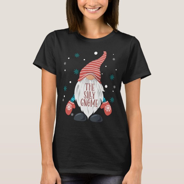 Christmas matching pjs for family christmas or Sil T-Shirt (Front)