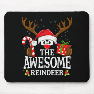 Christmas Matching The Awesome Reindeer Family  Mouse Pad