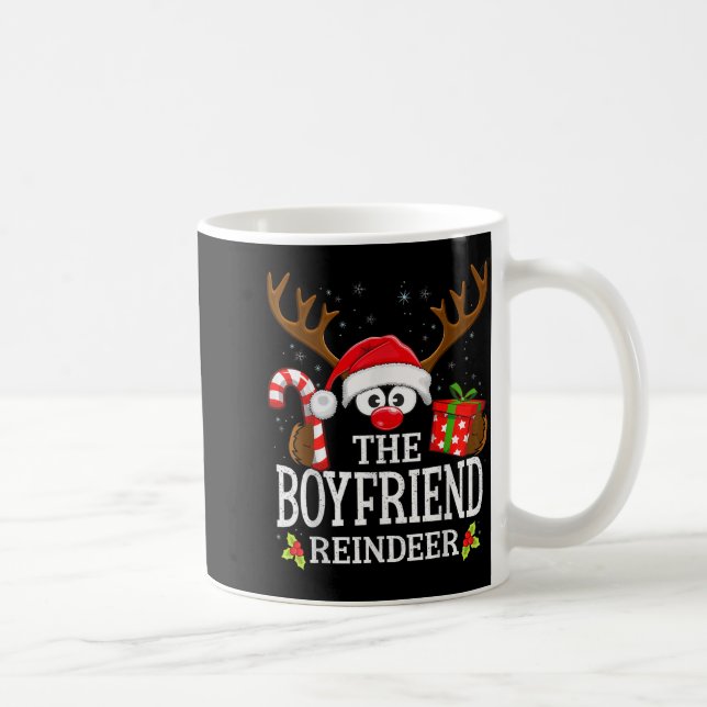 Christmas Matching The Boyfriend Reindeer Family  Coffee Mug (Right)