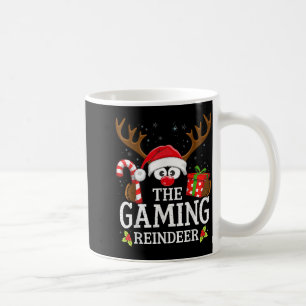 Christmas Matching The Gaming Reindeer Family  Coffee Mug
