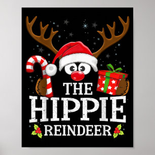 Christmas Matching The Hipe Reindeer Family Poster