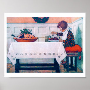 Christmas Meal, Jessie Willcox Smith Poster