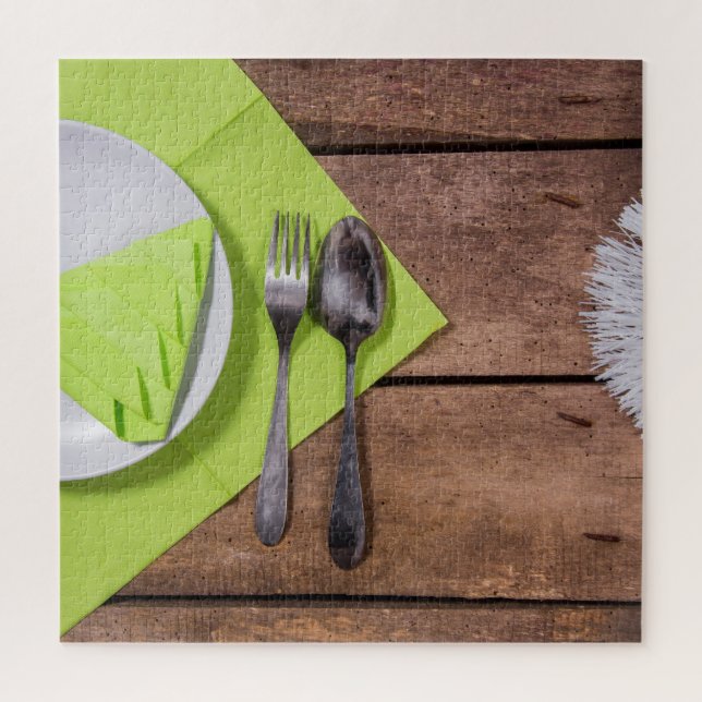 Christmas meal jigsaw puzzle (Vertical)