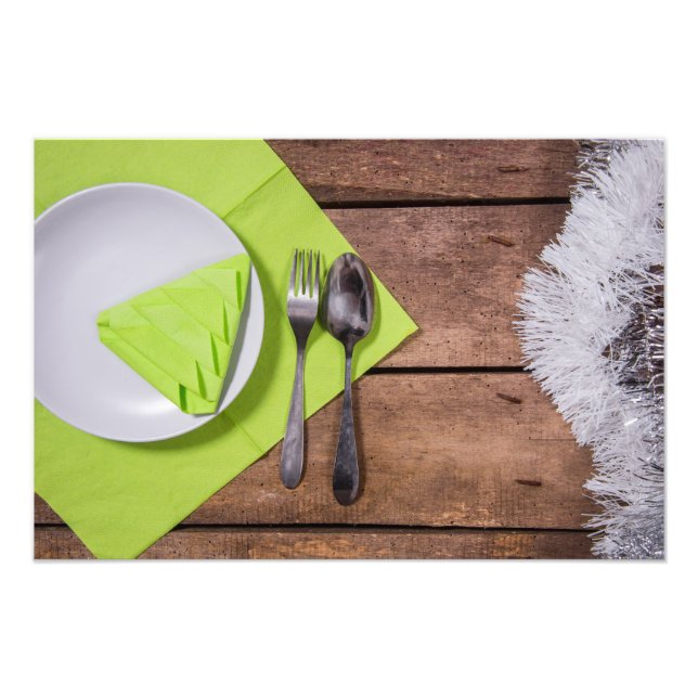 Christmas meal photo print (Front)