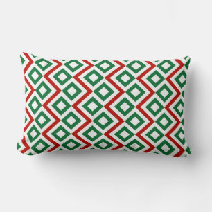 Christmas Meander Lumbar Cushion