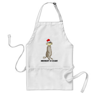 Christmas meerkat standard apron