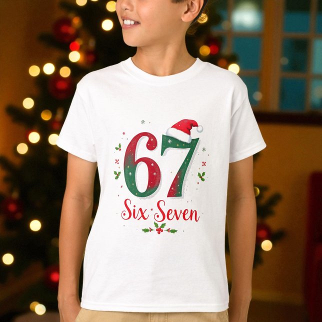 Christmas Meme Six Seven 67 6 7 Holiday T-Shirt (Creator Uploaded)